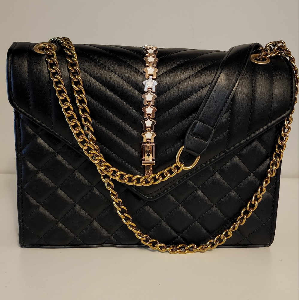 Fashion faux leather shoulder bag